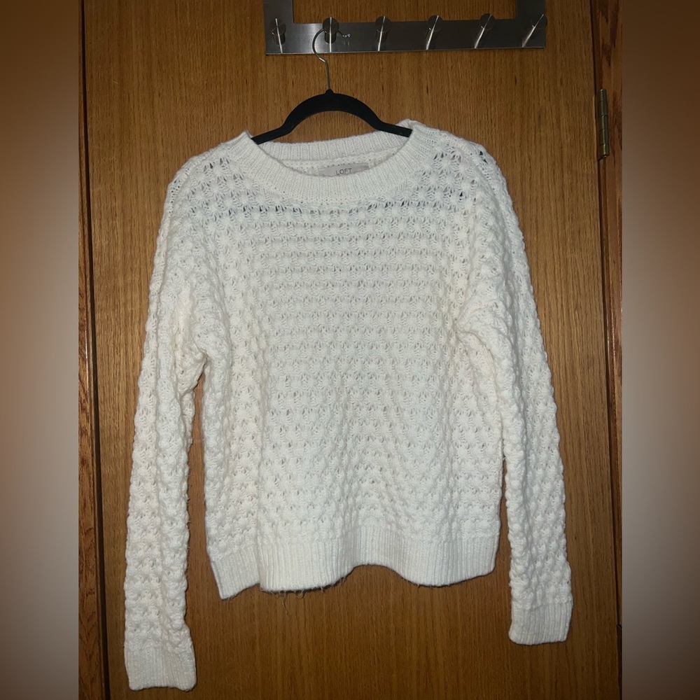 White Loft sweater size large